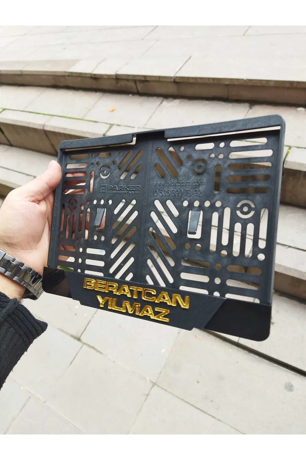 MOTORSİKLET Uyumlu Plakalık Lazer Kesim Pleksi ÖZEL ÜRETİM MAT Sİ