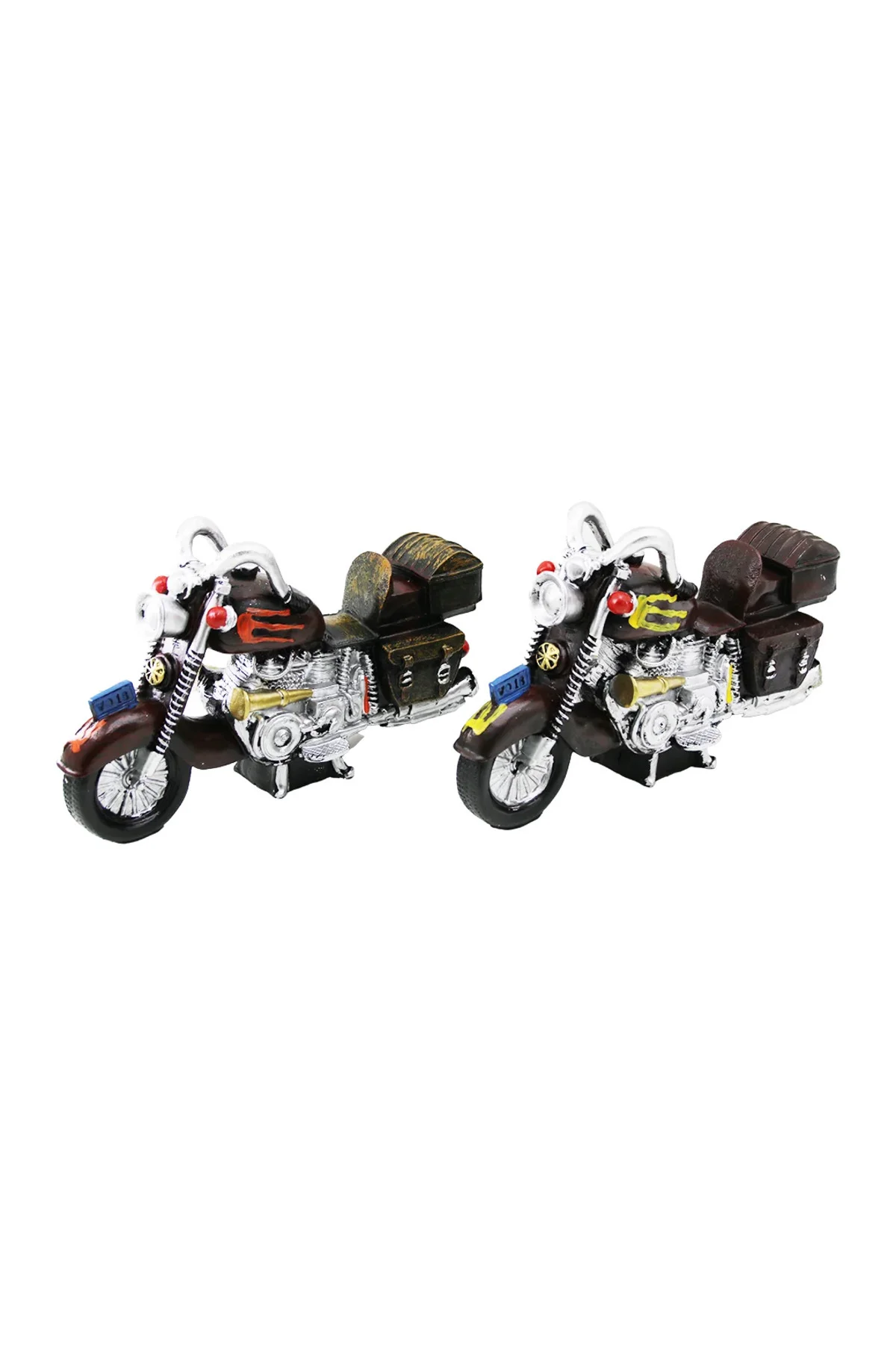 Motorsiklet Vintage Dekoratif Biblo Kumbara Reçine 25 cm Motorsiklet Vintage Dekoratif Biblo Kumbara Reçine 25 cm