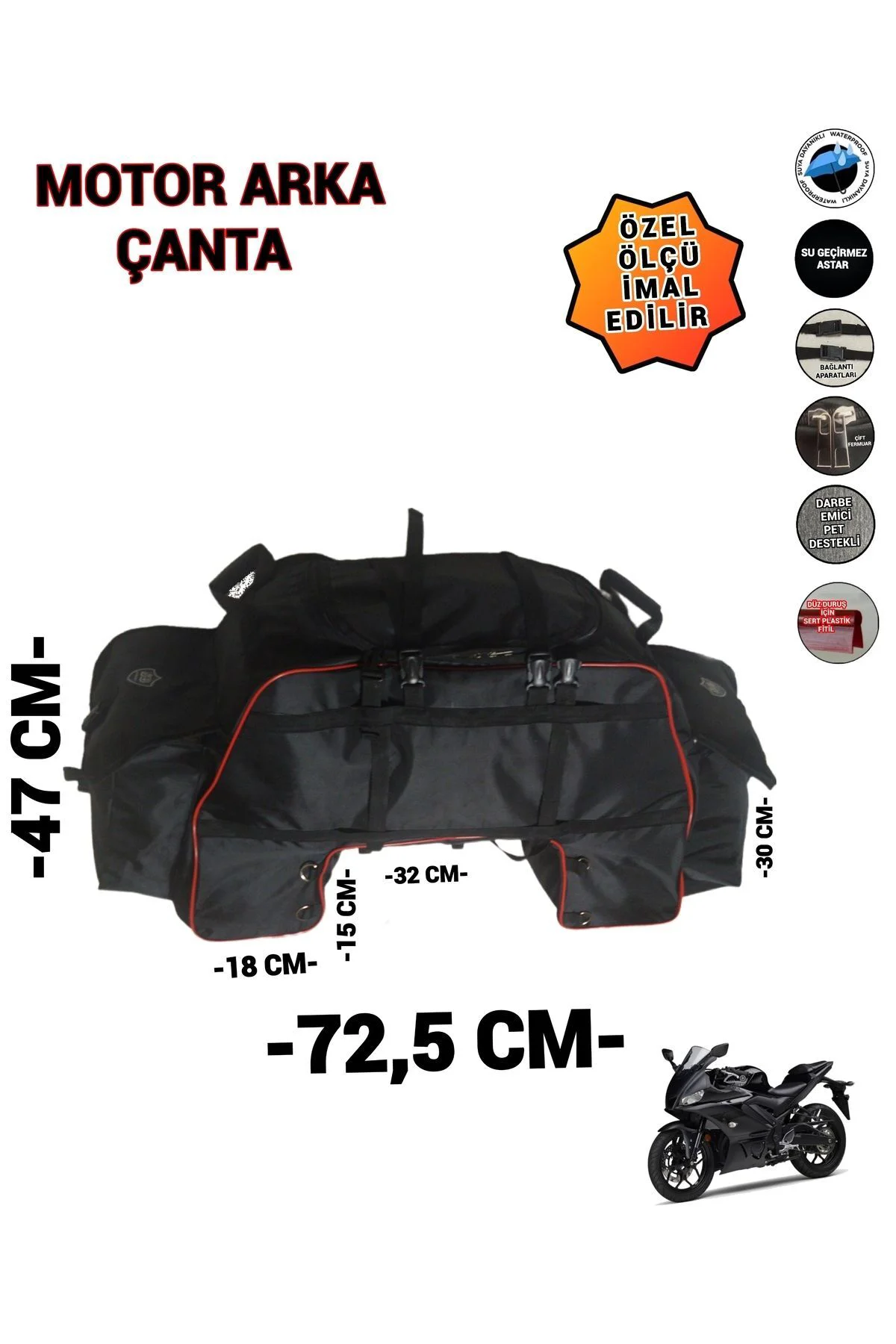 Motosiklet Arka Çanta