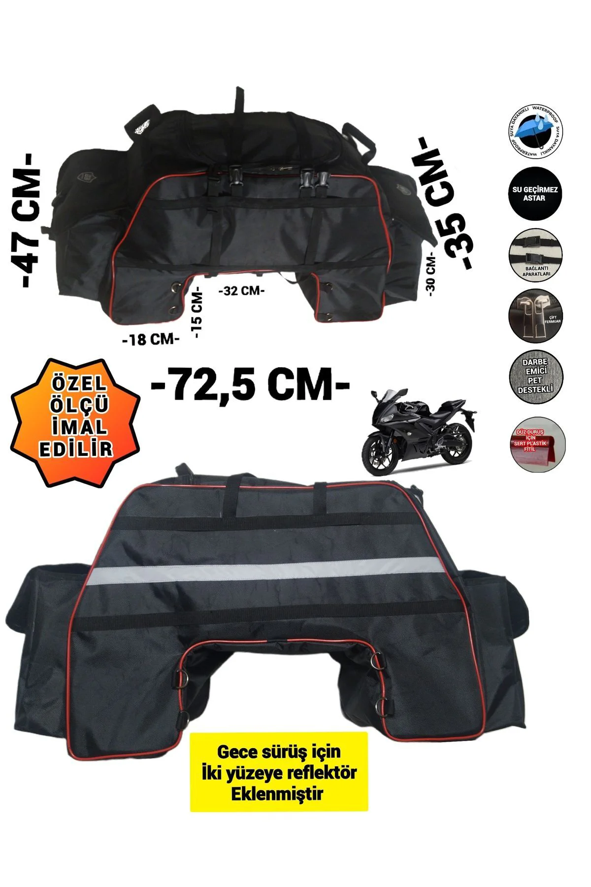 Motosiklet Arka Çanta