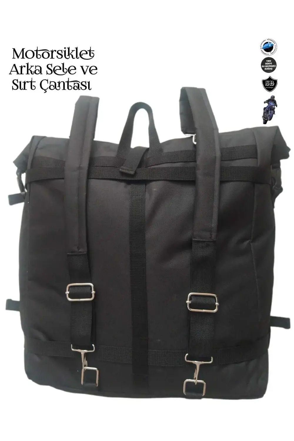 Motosiklet Arka Sele Üstü Ve Sırt Çantası