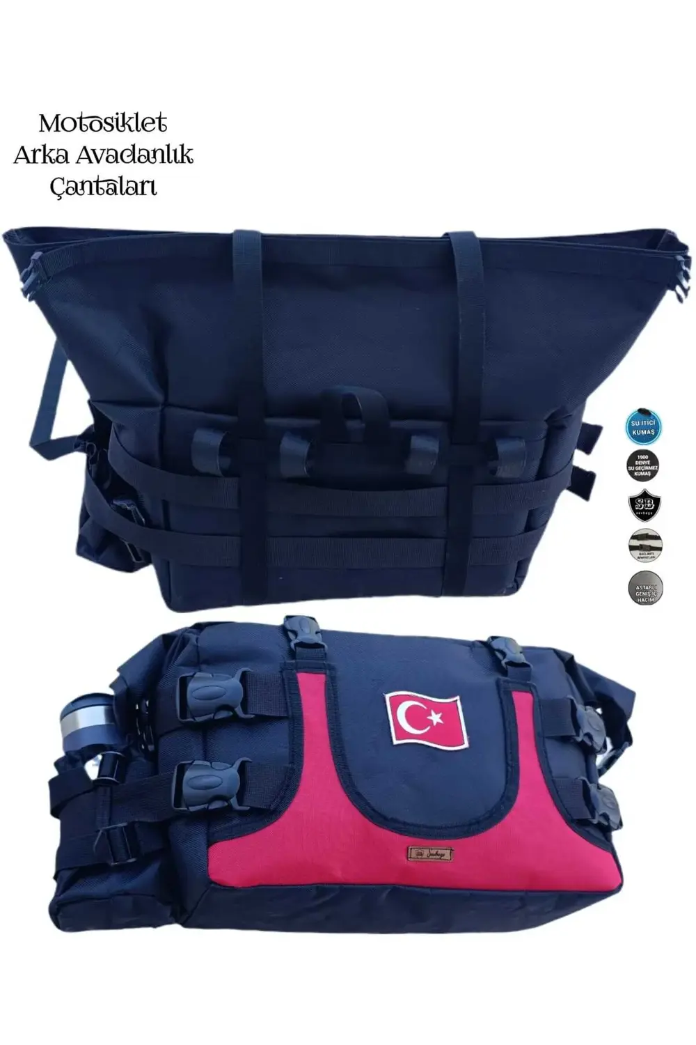 MOTOSİKLET ARKA YAN AVADANLIK ÇANTALARI