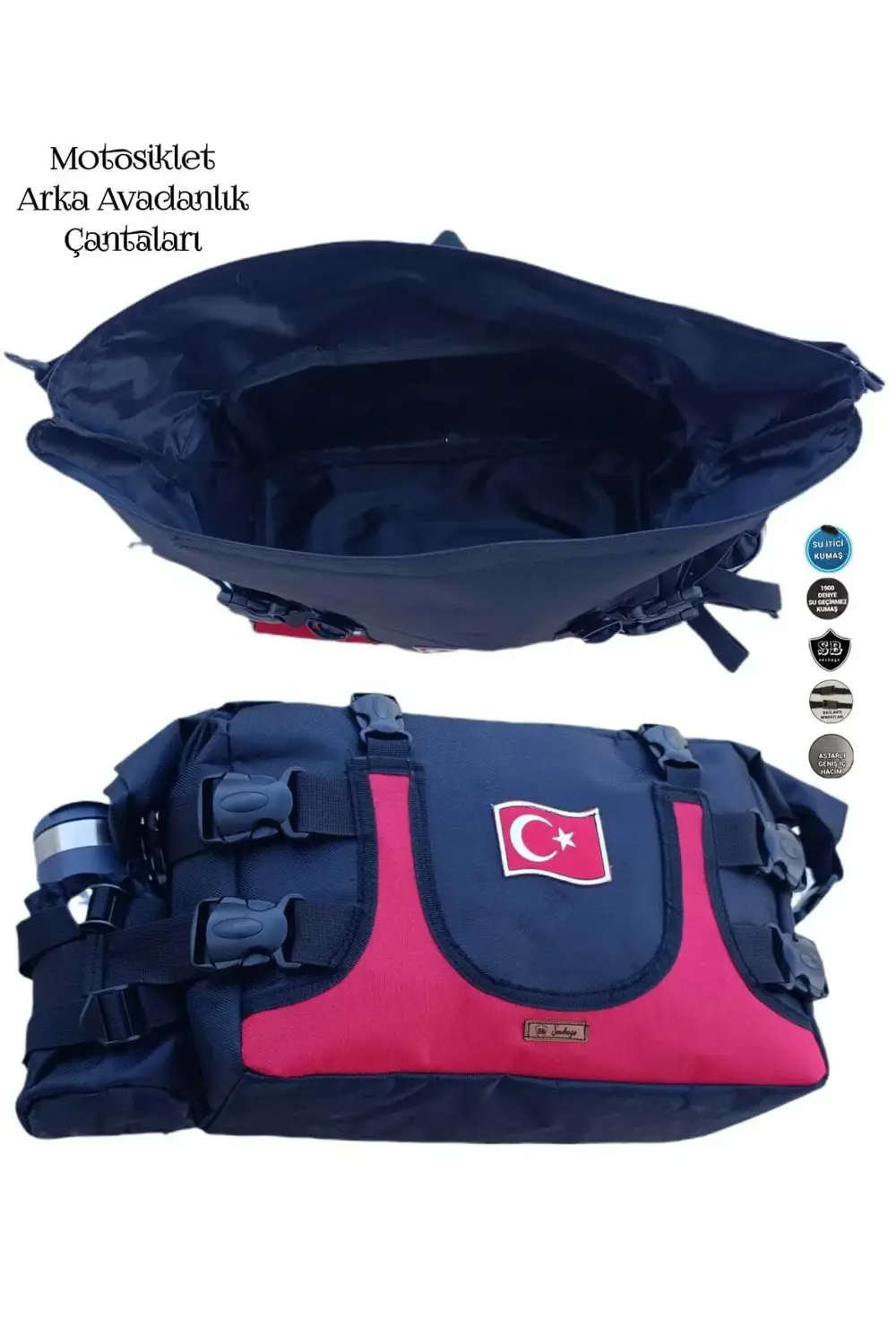MOTOSİKLET ARKA YAN AVADANLIK ÇANTALARI