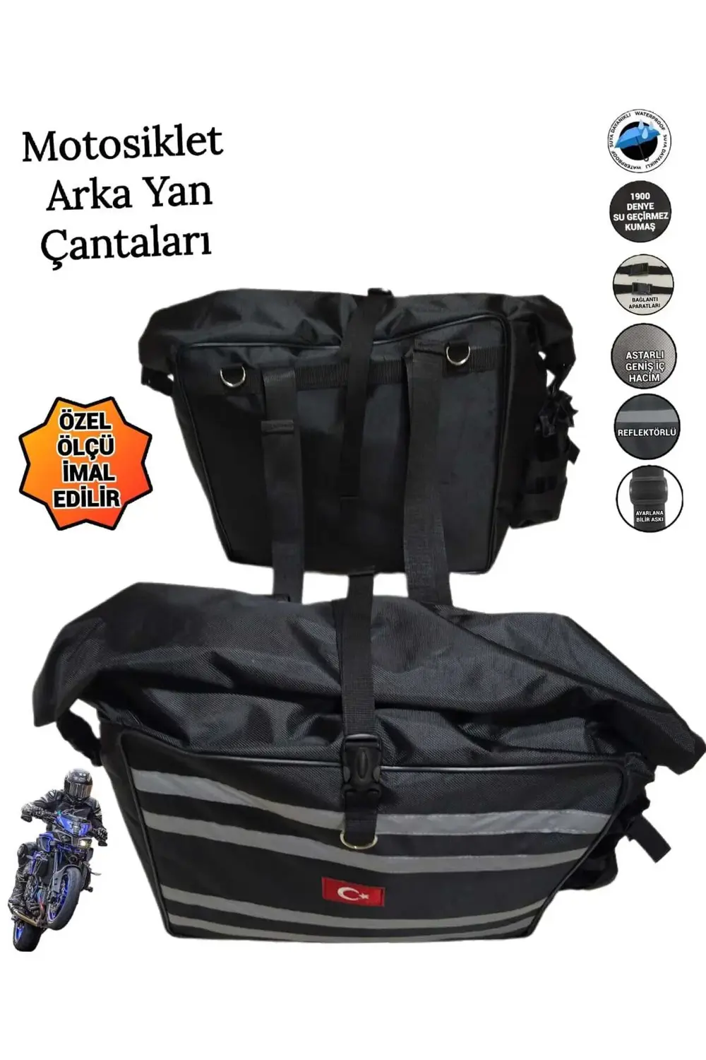 MOTOSİKLET ARKA YAN ÇANTALARI