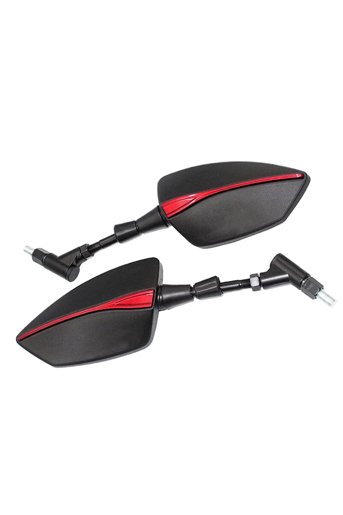 Motosiklet Ayna 426 Kırmızı Şeritli Üniversal 8-10 mm Uyumlu Mark Motosiklet Ayna 426 Kırmızı Şeritli Üniversal 8-10 mm Uyumlu Mark