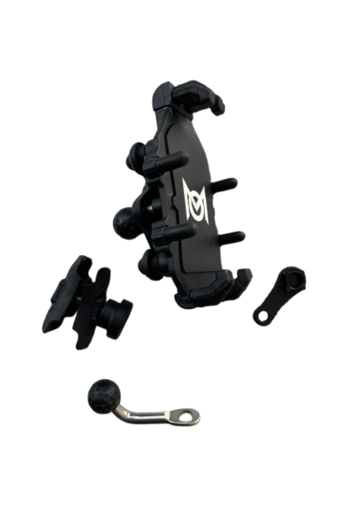 Motosiklet Ayna Bağlantılı Telefon Tutucu (Titreşim Modüllü) AB K