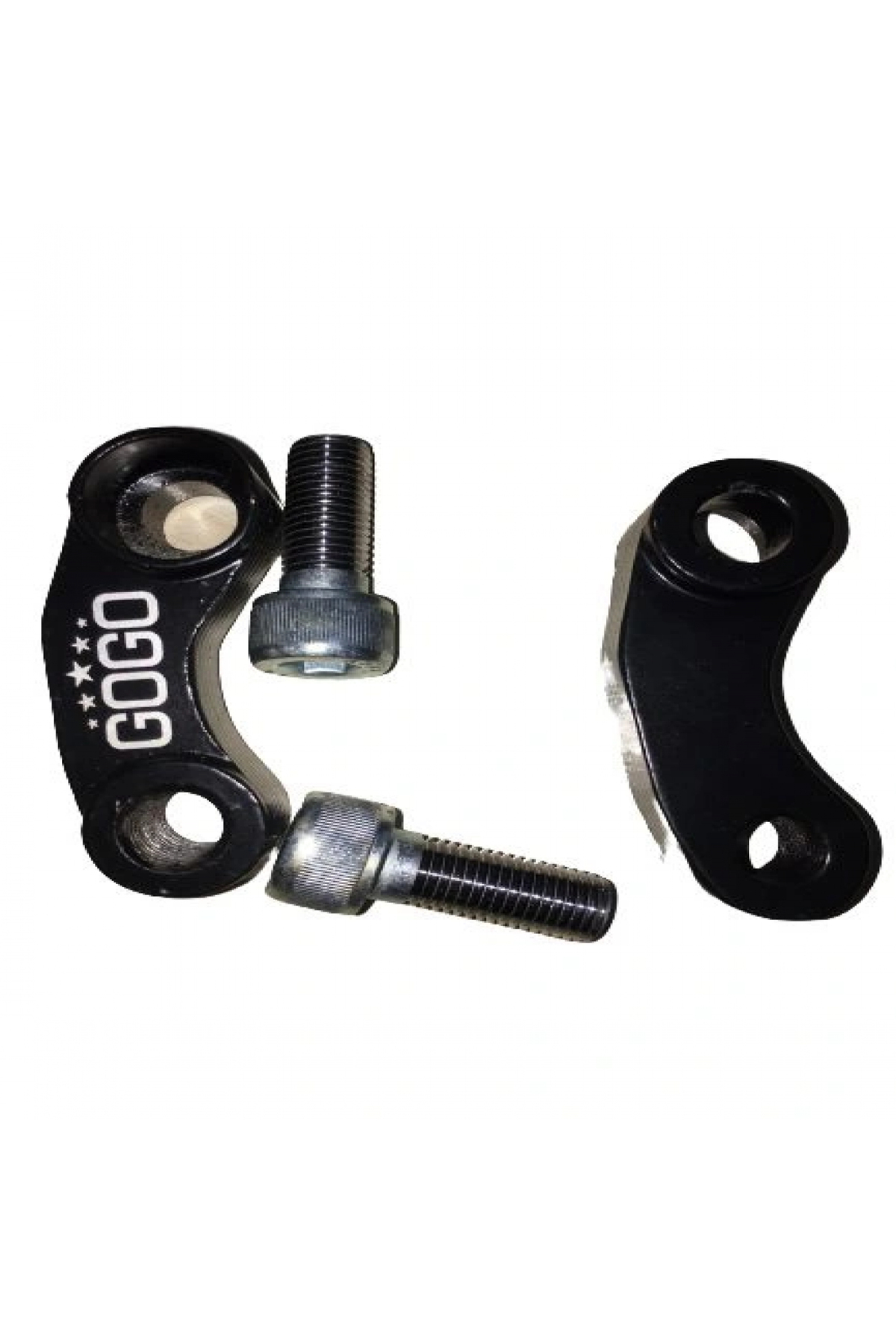 Motosiklet Ayna Uzatma Aparatı Metal Siyah