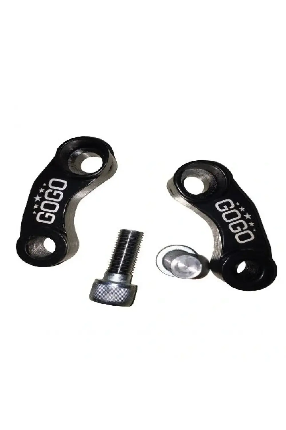 Motosiklet Ayna Uzatma Aparatı Metal Siyah