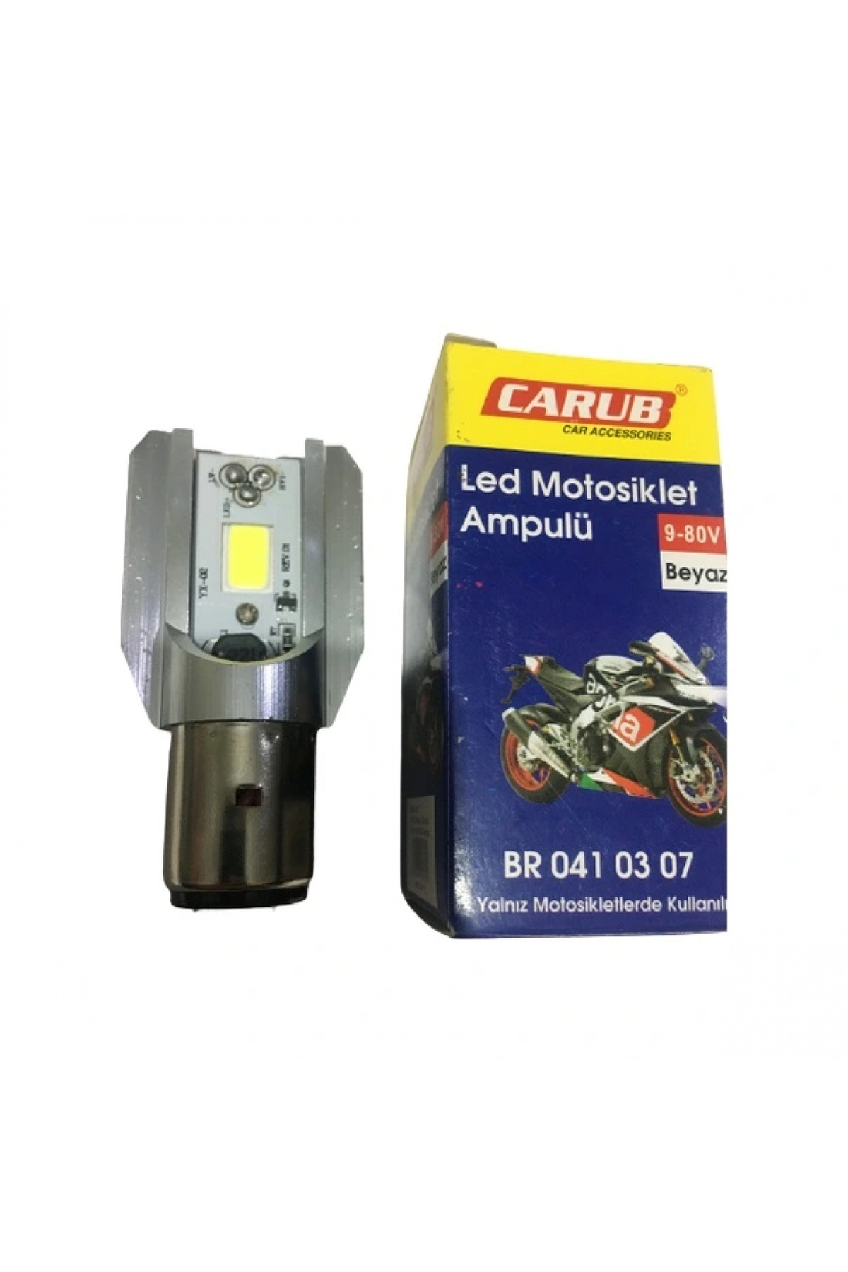 Motosiklet BA20D Dc 12-60 V 12 W 6500K Cob LED Uzun / Kısa Işık F Motosiklet BA20D Dc 12-60 V 12 W 6500K Cob LED Uzun / Kısa Işık F