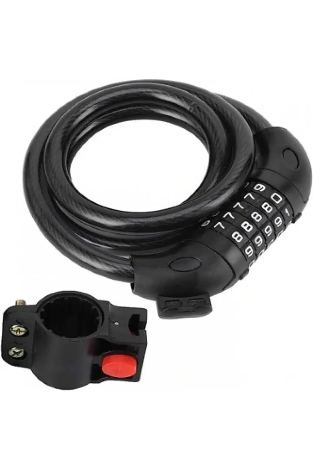 Motosiklet Bisiklet 5 Haneli Şifreli Halat Kilit 15x1200 Kendinde Motosiklet Bisiklet 5 Haneli Şifreli Halat Kilit 15x1200 Kendinde