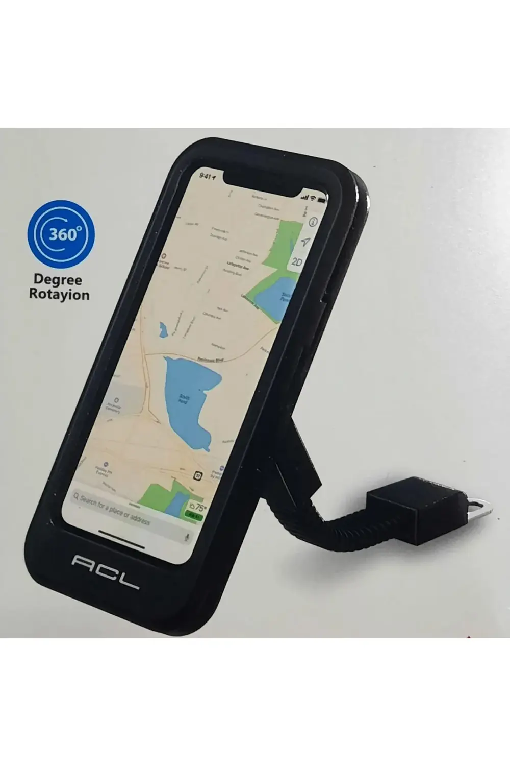 Motosiklet Bisiklet Telefon Tutucu Plastik Kopmle Kapalı Ayna Bağ