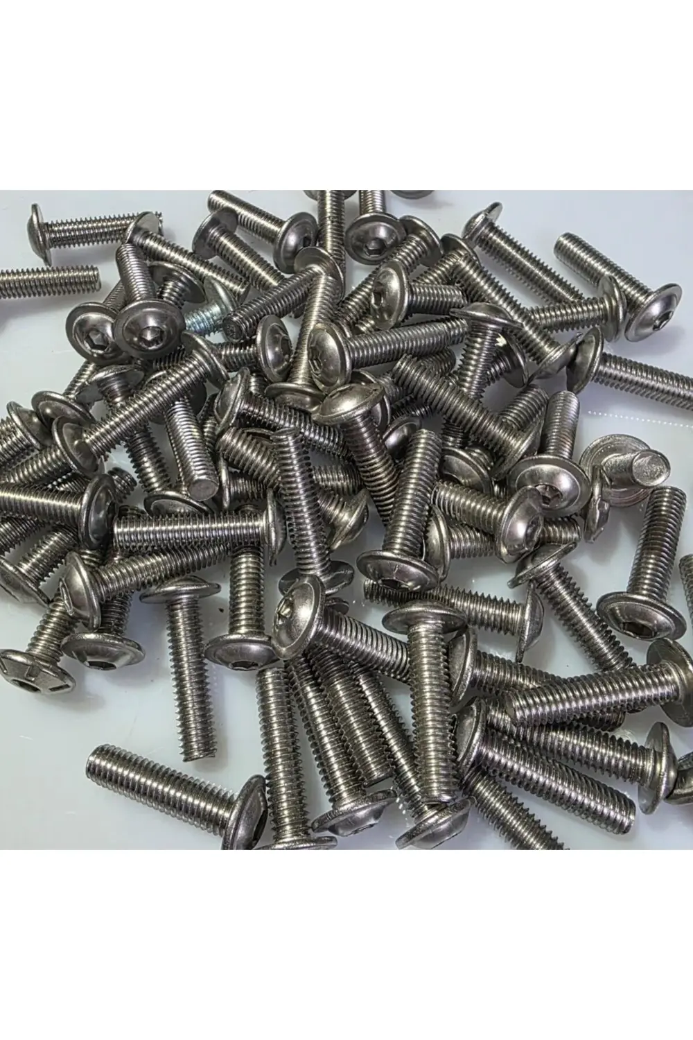 Motosiklet Camı Vida seti 5×2.5cm (12 Adet) ONİKİ ADET Krom Renkl