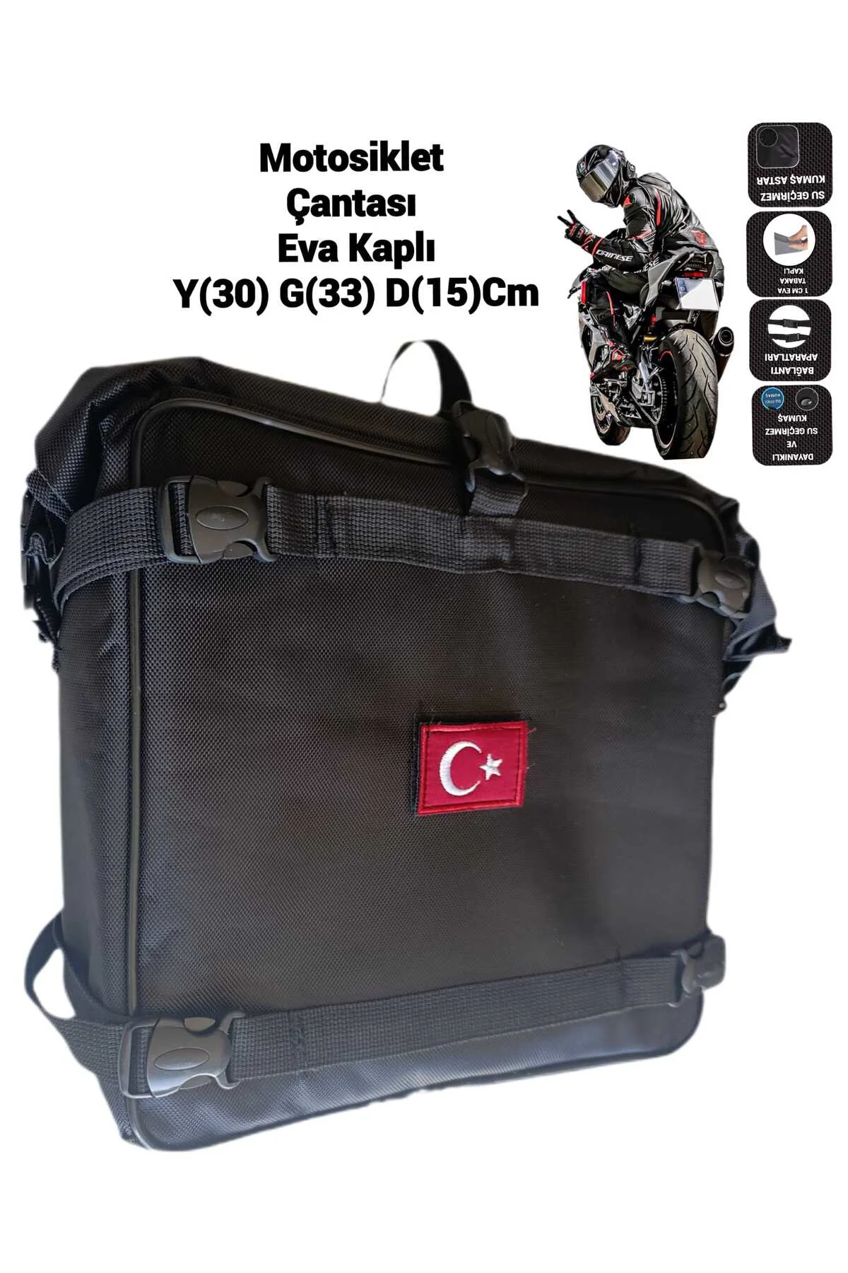MOTOSİKLET ÇANTA TAŞIYICILARI ÜNİVERSAL MODEL ARKA ÇANTA DEMİRİ Ç