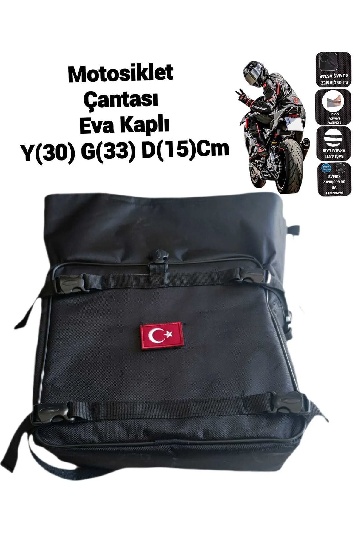 MOTOSİKLET ÇANTA TAŞIYICILARI ÜNİVERSAL MODEL ARKA ÇANTA DEMİRİ Ç