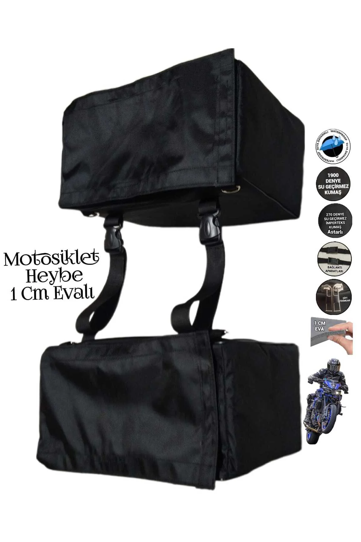 MOTOSİKLET EVALI HEYBE ÇANTA