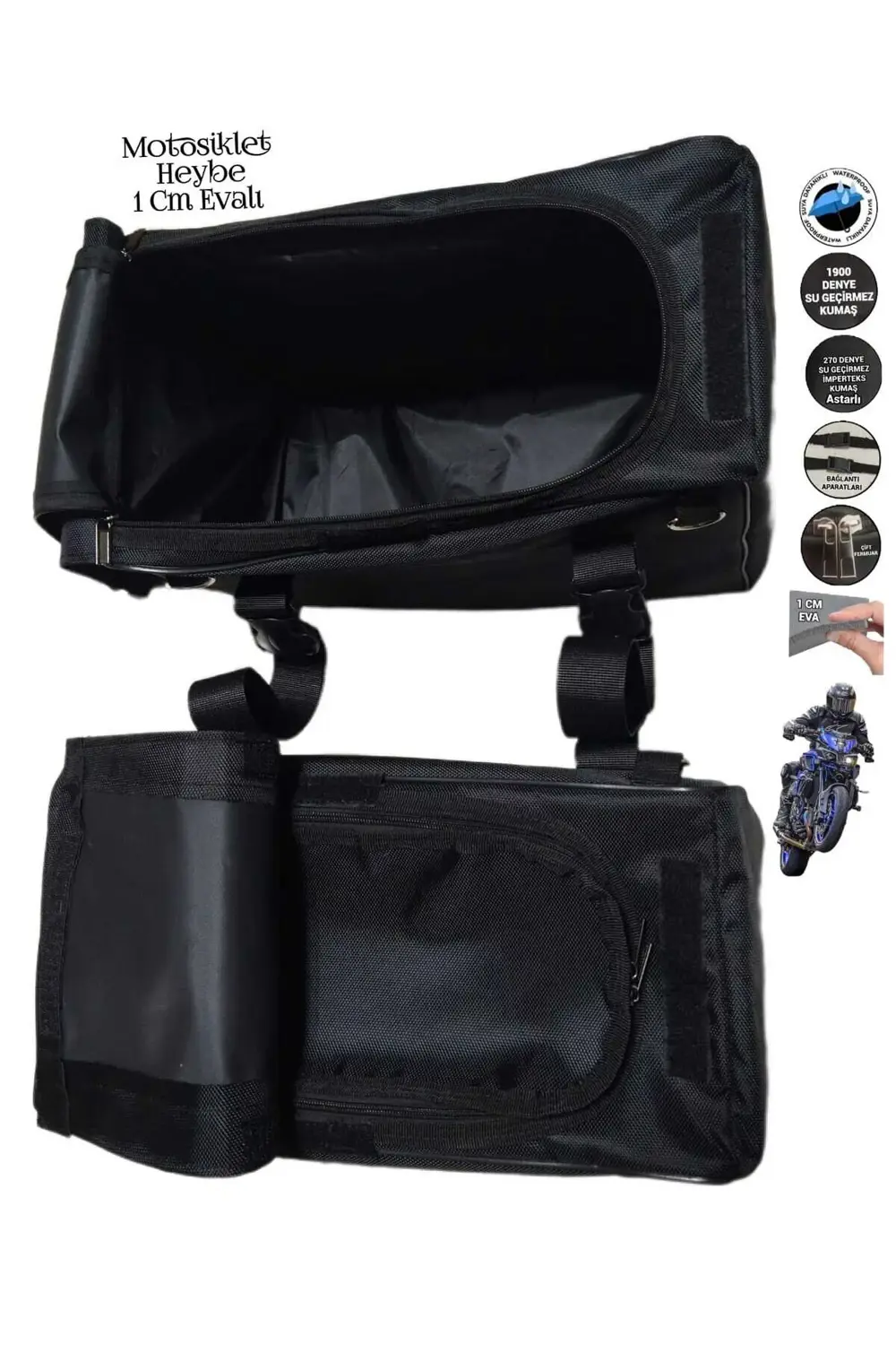 MOTOSİKLET EVALI HEYBE ÇANTA