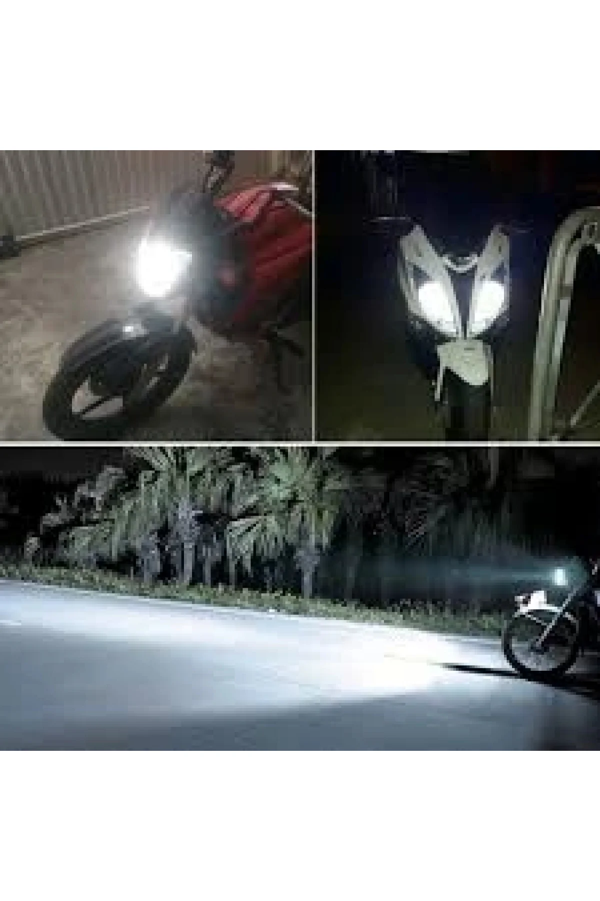 Motosiklet Far Ampulü Led H4 Xenon Honda Dıo 2021, Actıva 125S, Spacy, Alpha Yeni Nesil Beyaz Işık