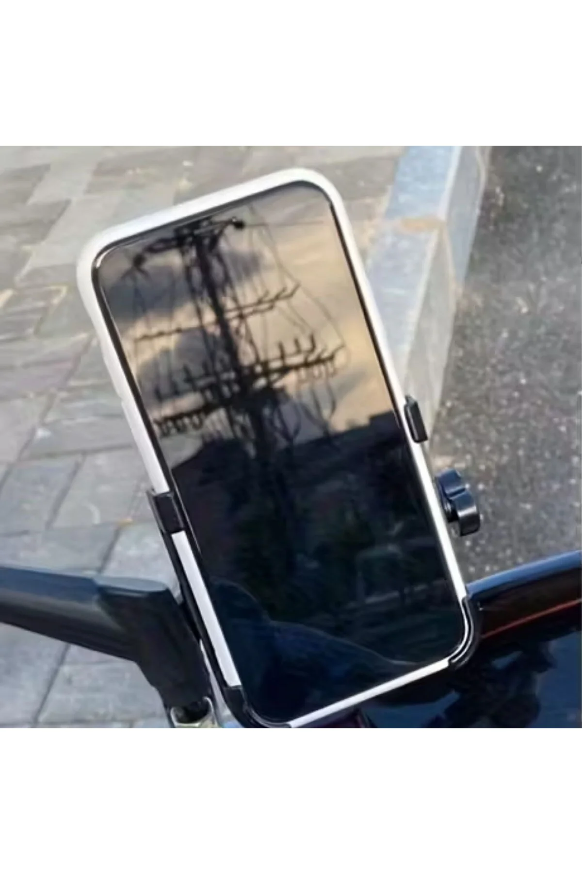 Motosiklet Gidon –360° Döner, Kaymaz Sabitleme Sistemli, Sarsıntı