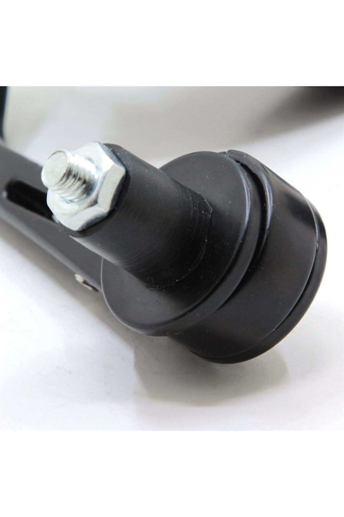 Motosiklet Gidon Ucu Bağlantılı Modifiye Ayna Takımı Siyah Cafe R