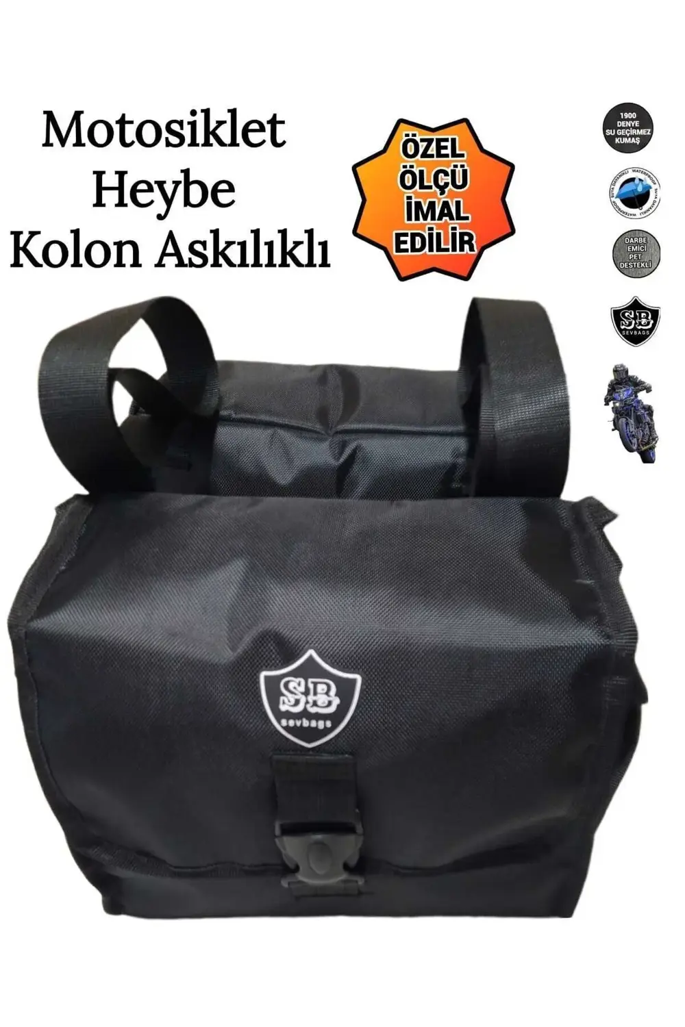 MOTOSİKLET HEYBE ÇANTA KOLON ASKILI