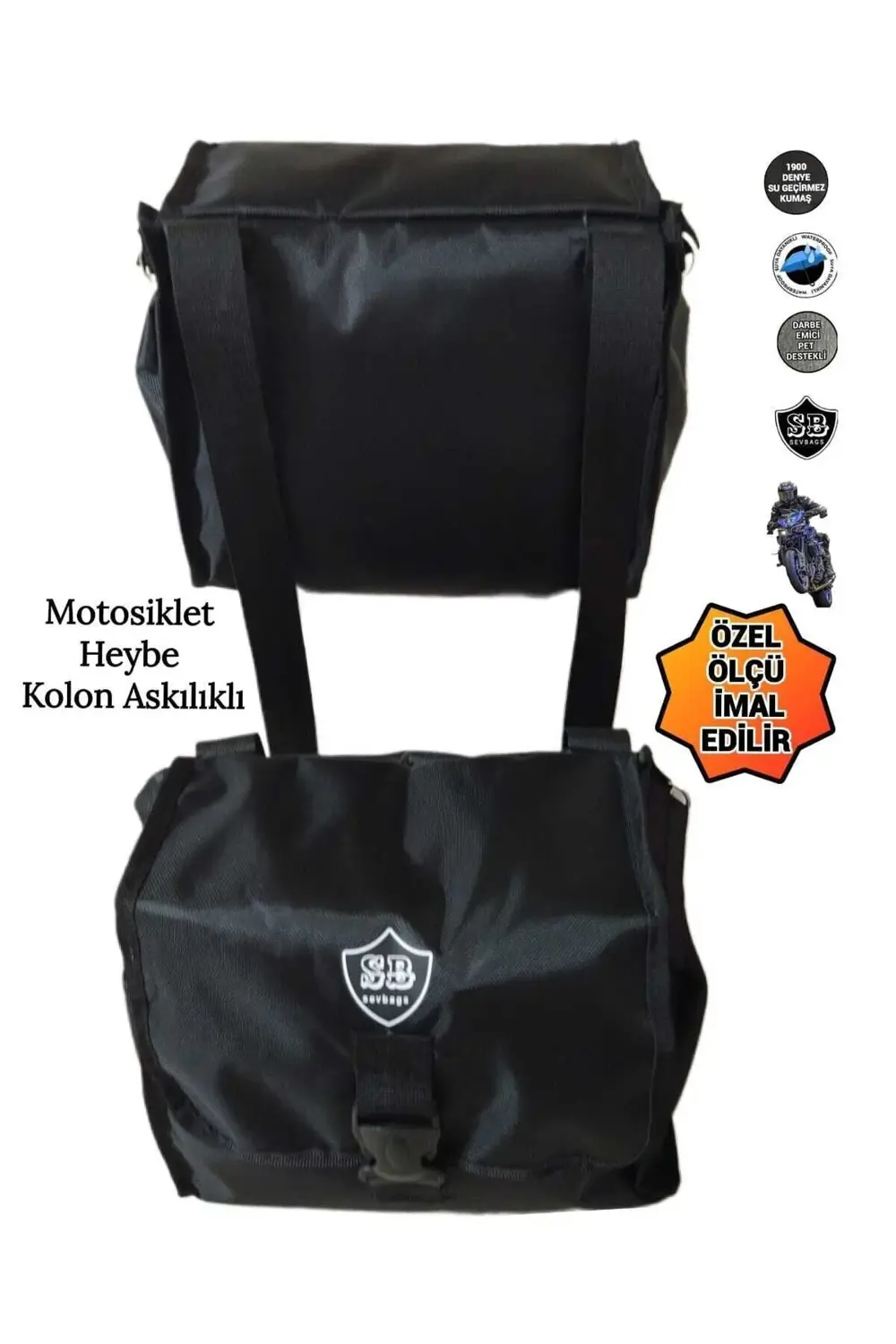 MOTOSİKLET HEYBE ÇANTA KOLON ASKILI