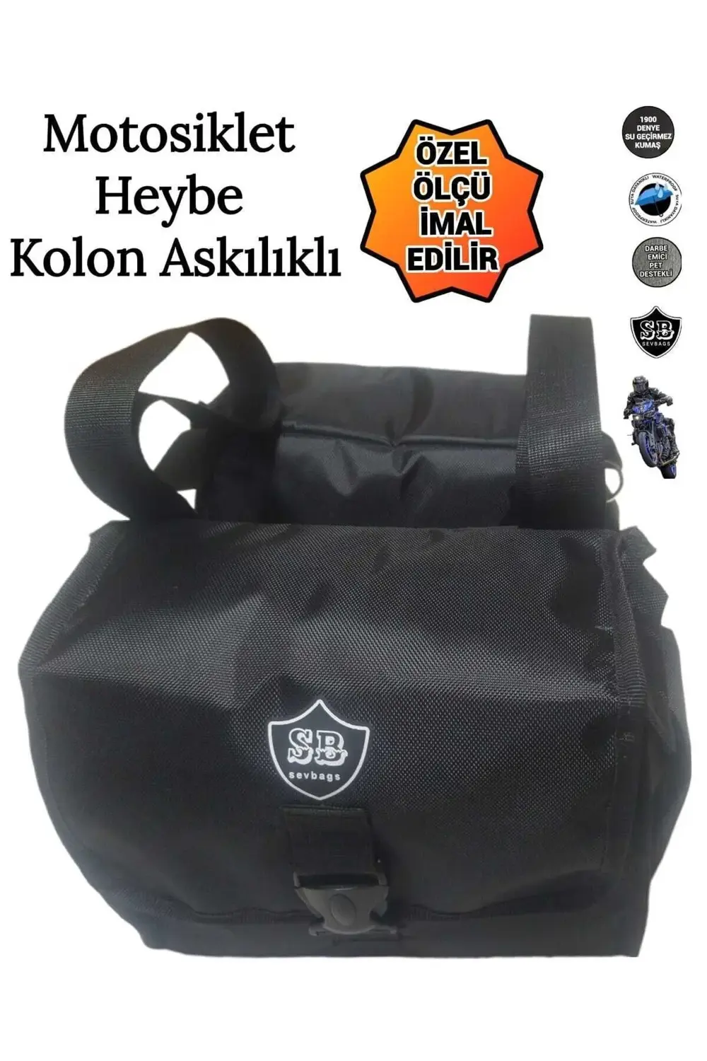 MOTOSİKLET HEYBE ÇANTA KOLON ASKILI