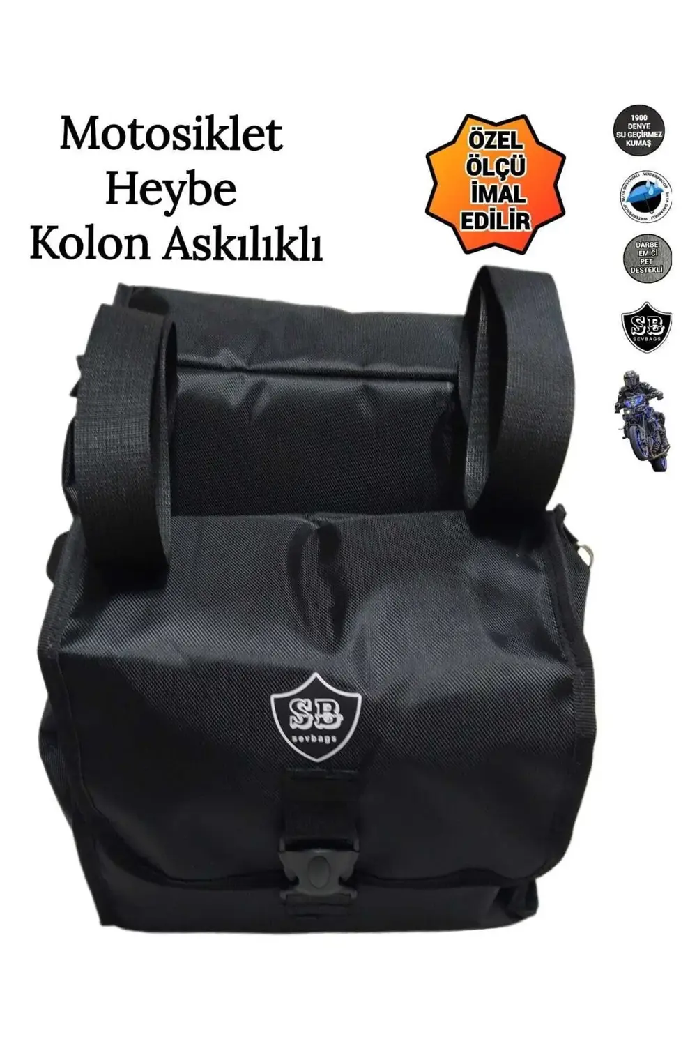 MOTOSİKLET HEYBE ÇANTA KOLON ASKILI