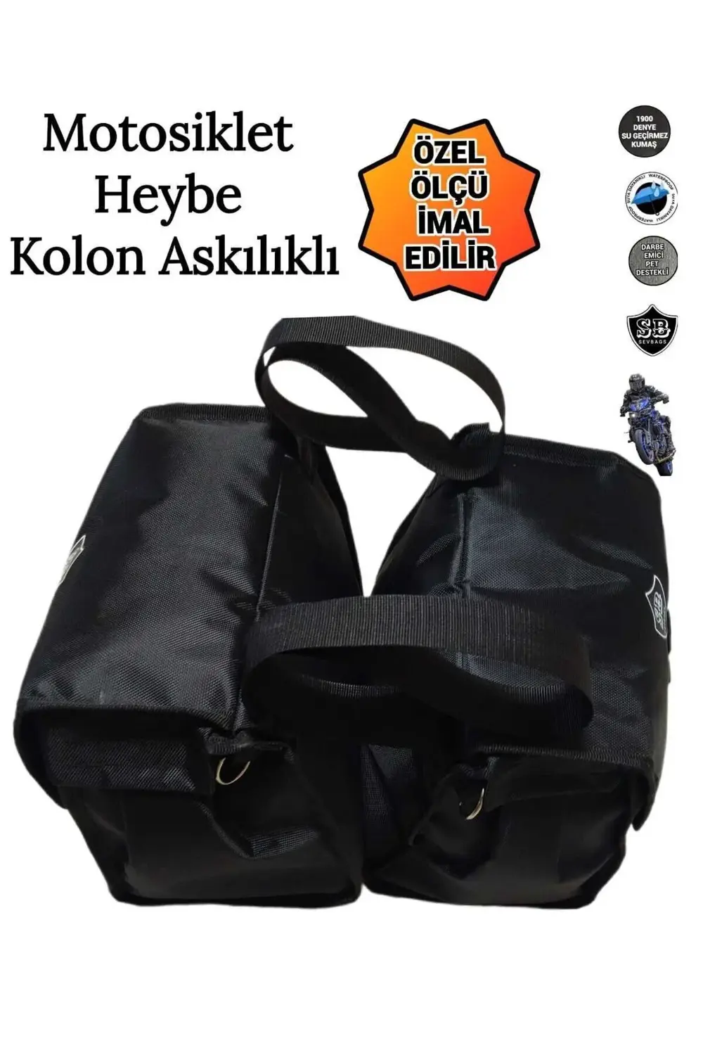 MOTOSİKLET HEYBE ÇANTA KOLON ASKILI