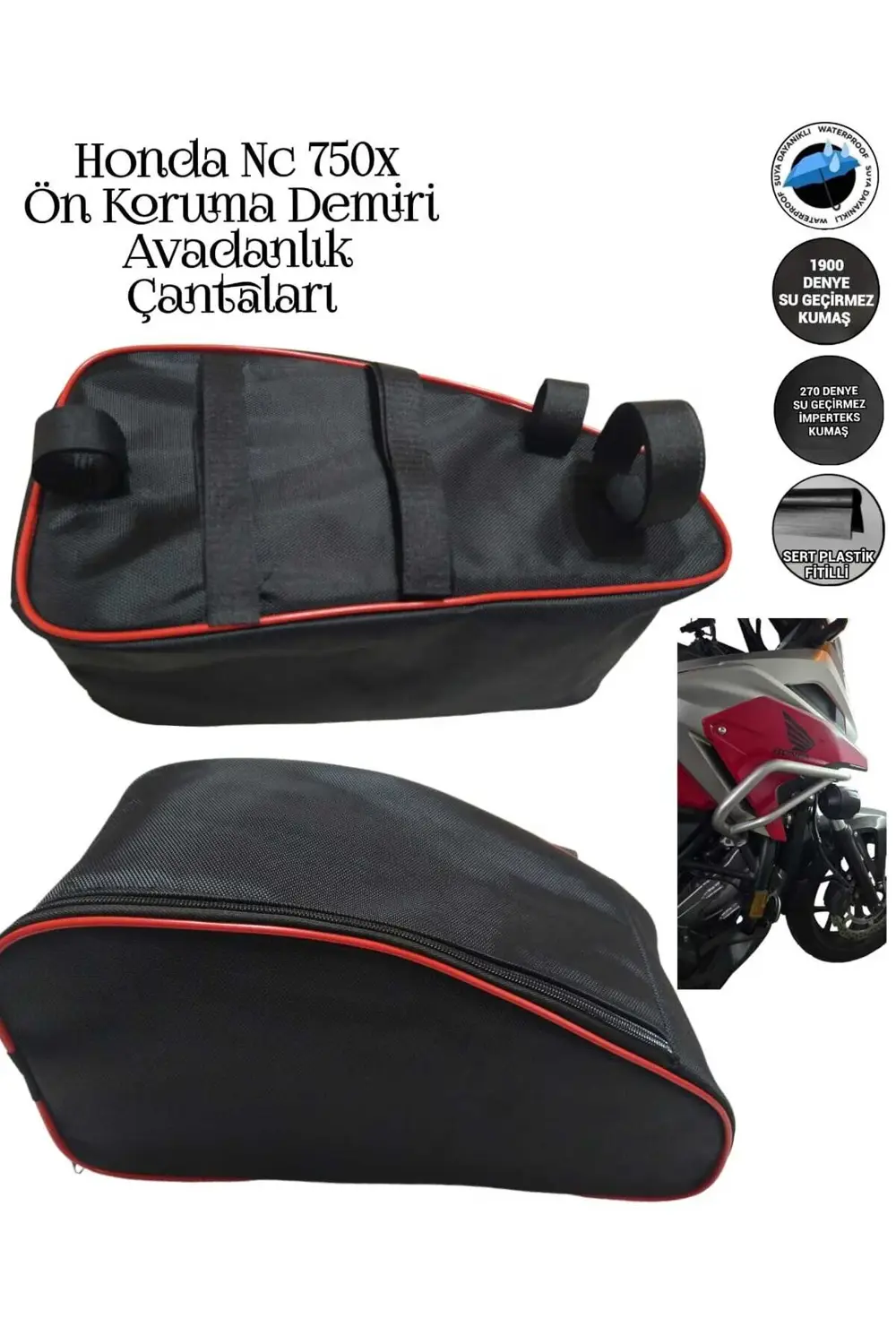 Motosiklet Honda NC 750 X Koruma Demiri Çantaları