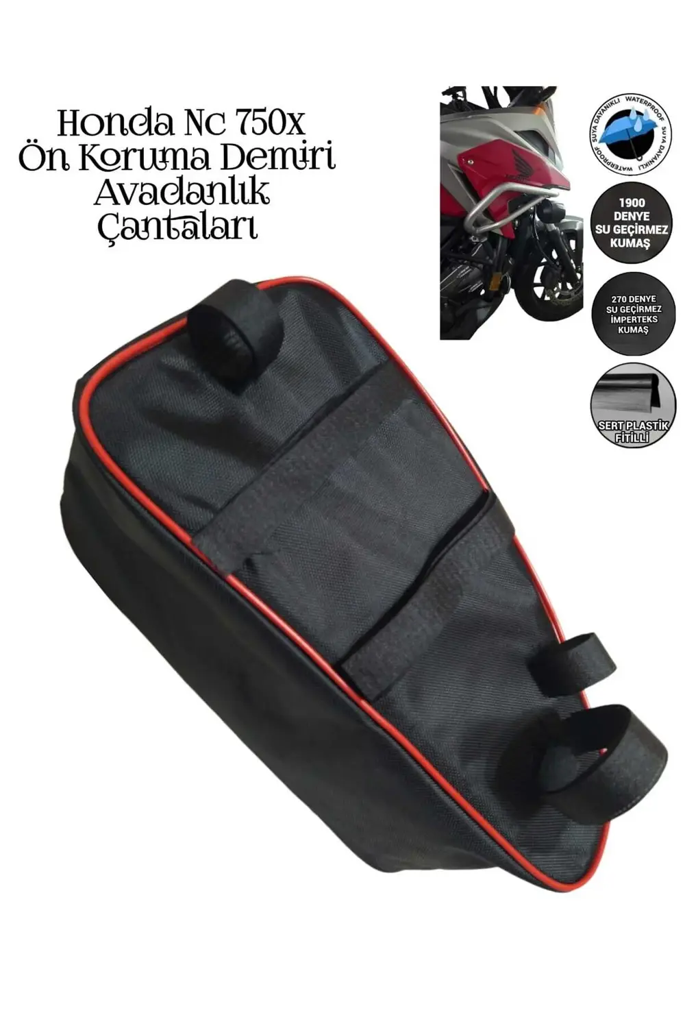 Motosiklet Honda NC 750 X Koruma Demiri Çantaları