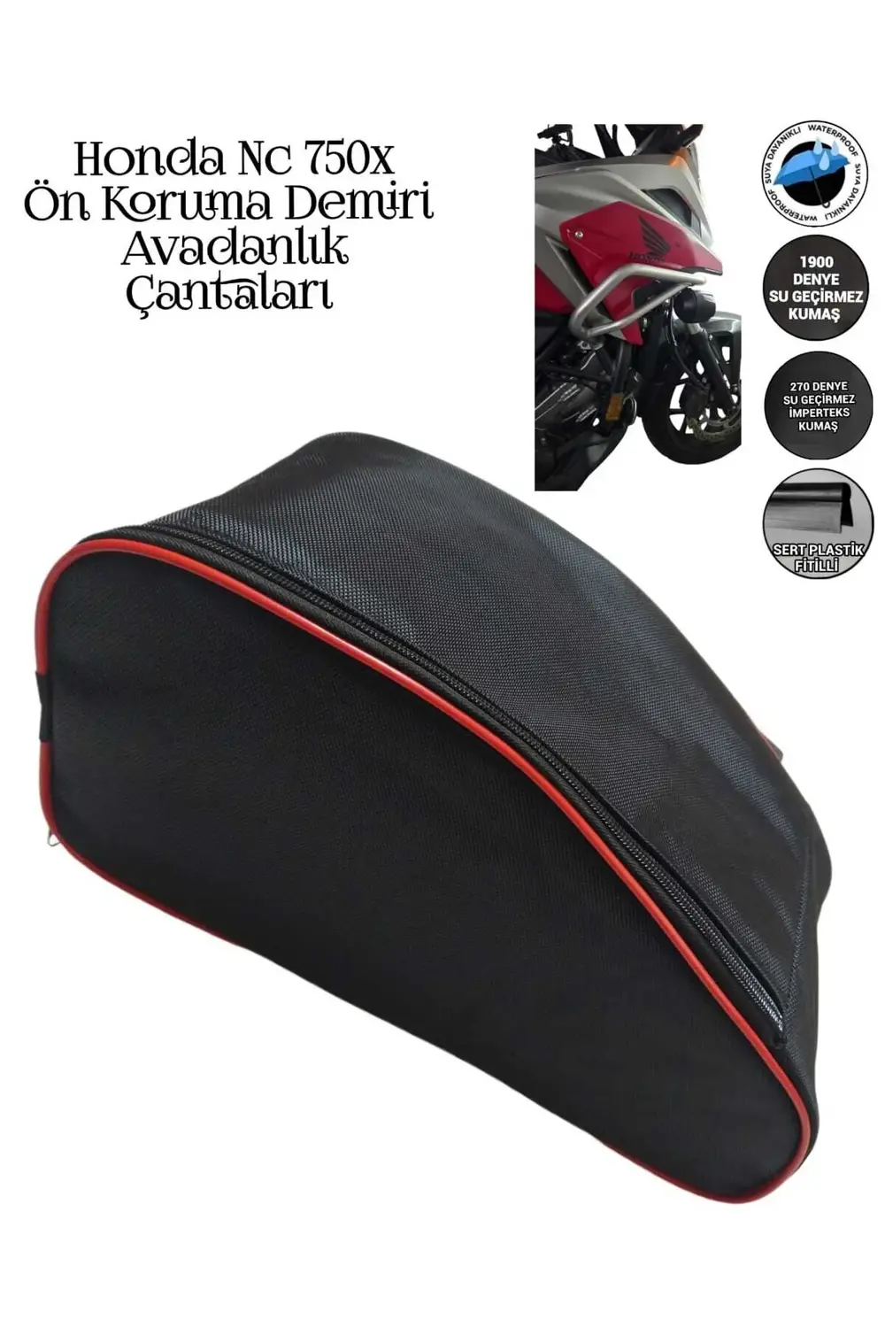 Motosiklet Honda NC 750 X Koruma Demiri Çantaları