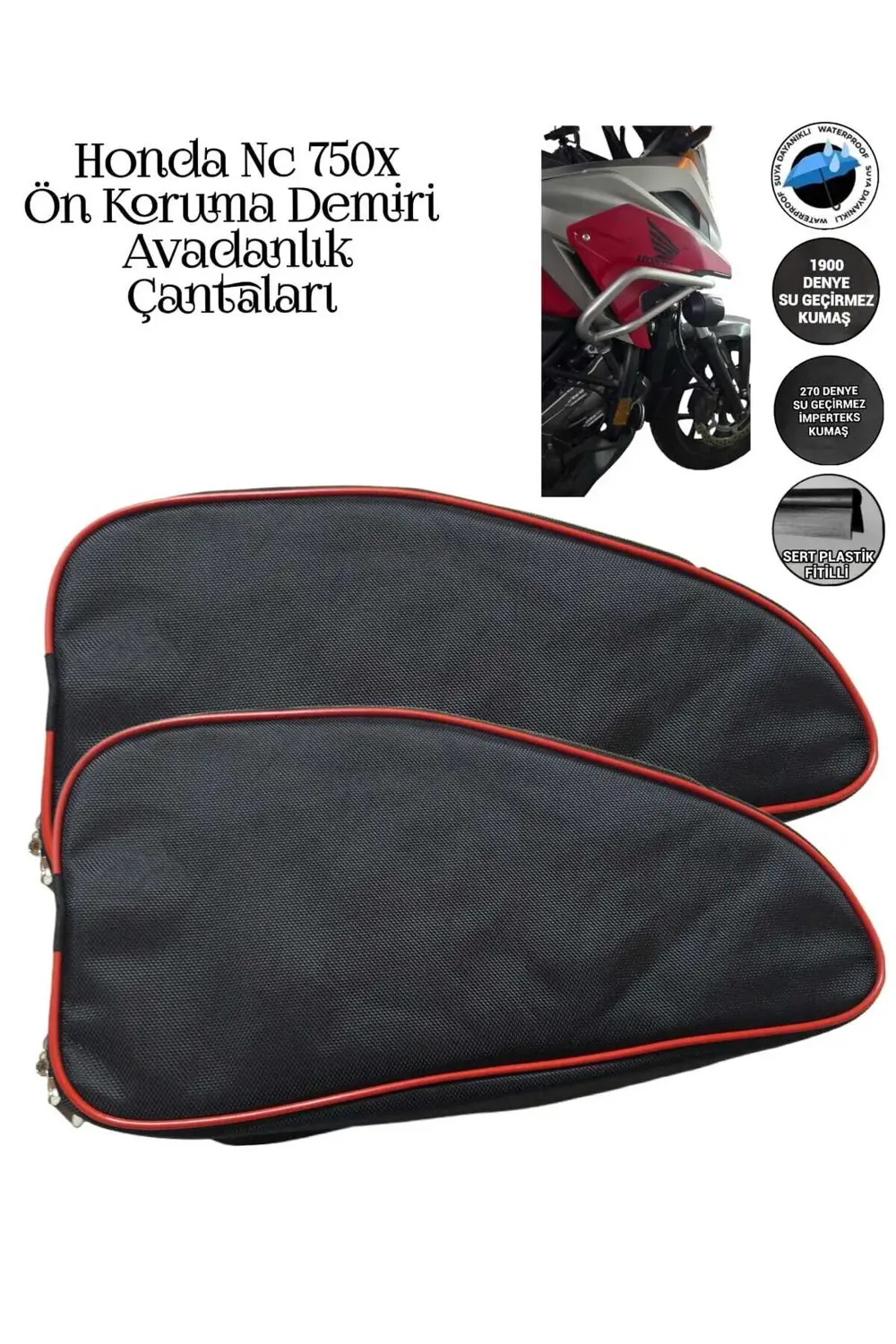 Motosiklet Honda NC 750 X Koruma Demiri Çantaları