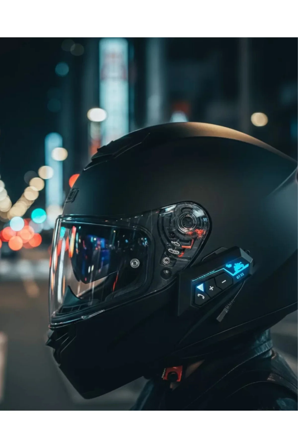 Motosiklet Kask Bluetooth Kulaklık 20 Saat Konuşma Süresi