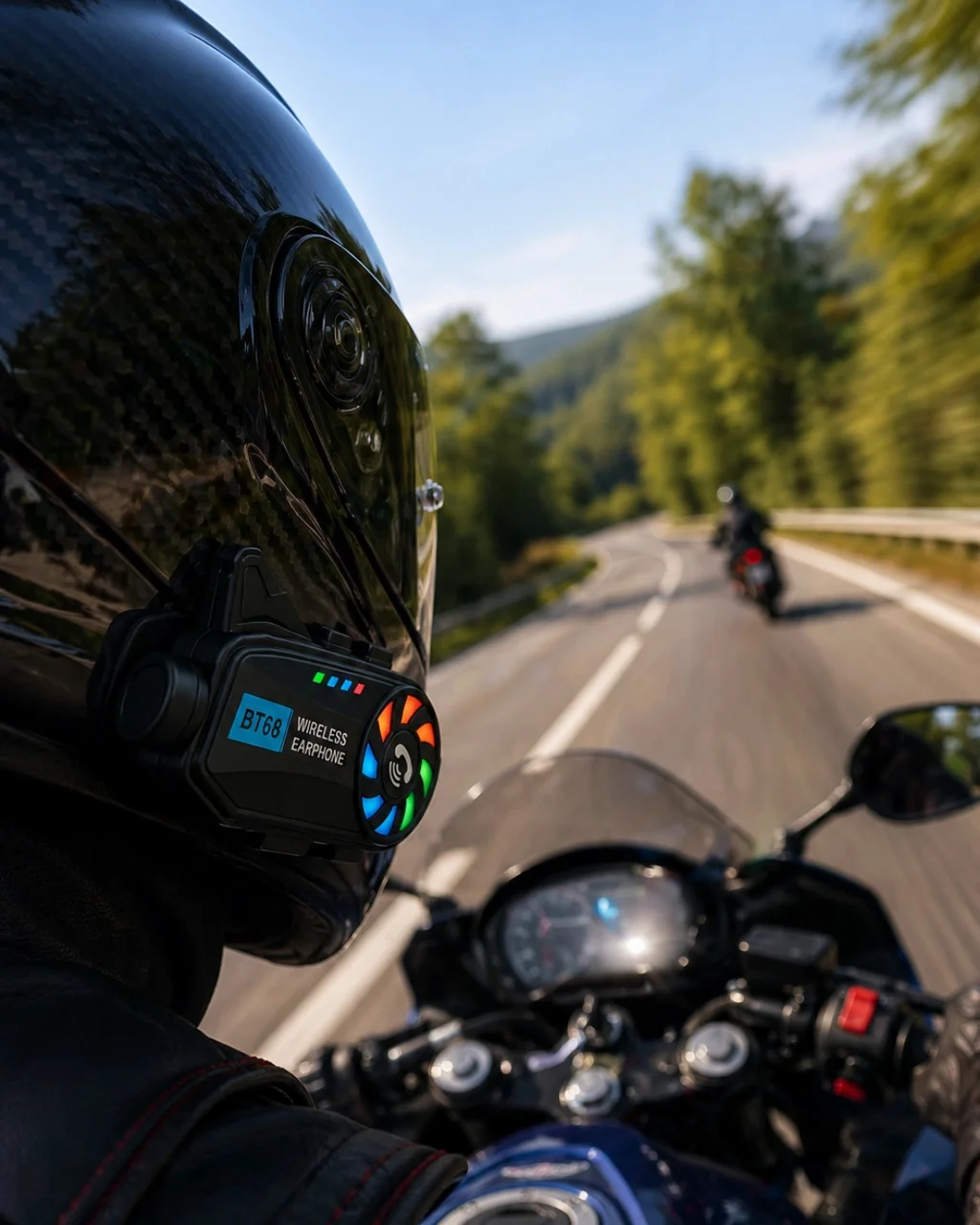 Motosiklet Kask Kamera Sistemi Gece Görüş Destekli Bluetooth Ve U