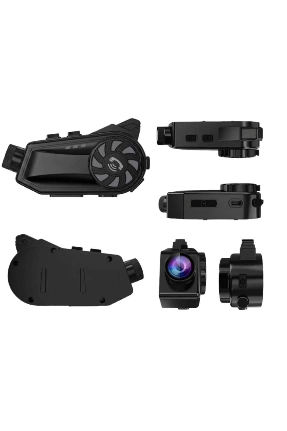 Motosiklet Kask Kamera Sistemi Gece Görüş Destekli Bluetooth Ve Uzun Pil