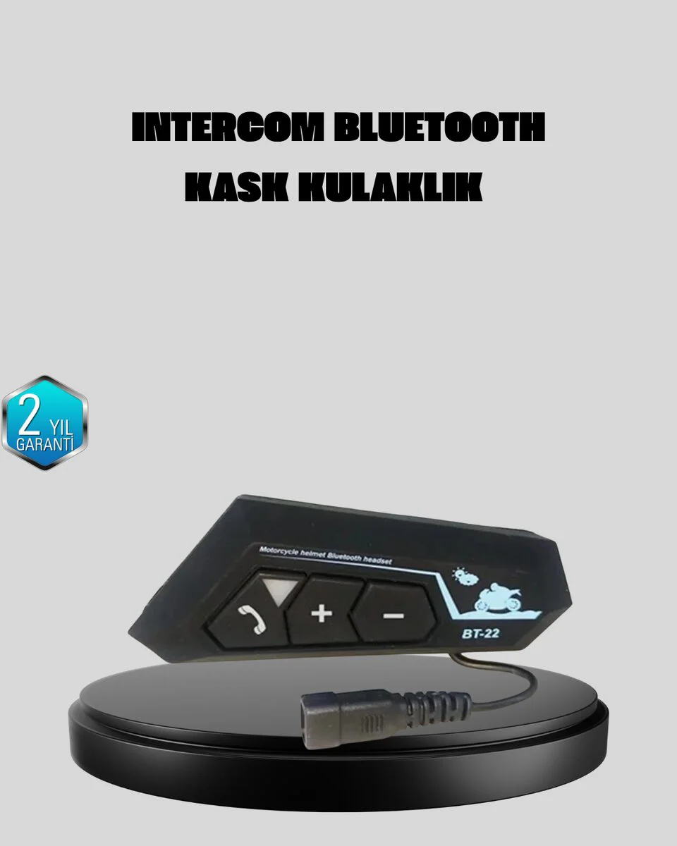 Motosiklet Kask Kulaklığı Bluetooth 5.0 Gürültü Önleme ve Hızlı Bağlantı - Kesintisiz İletişim