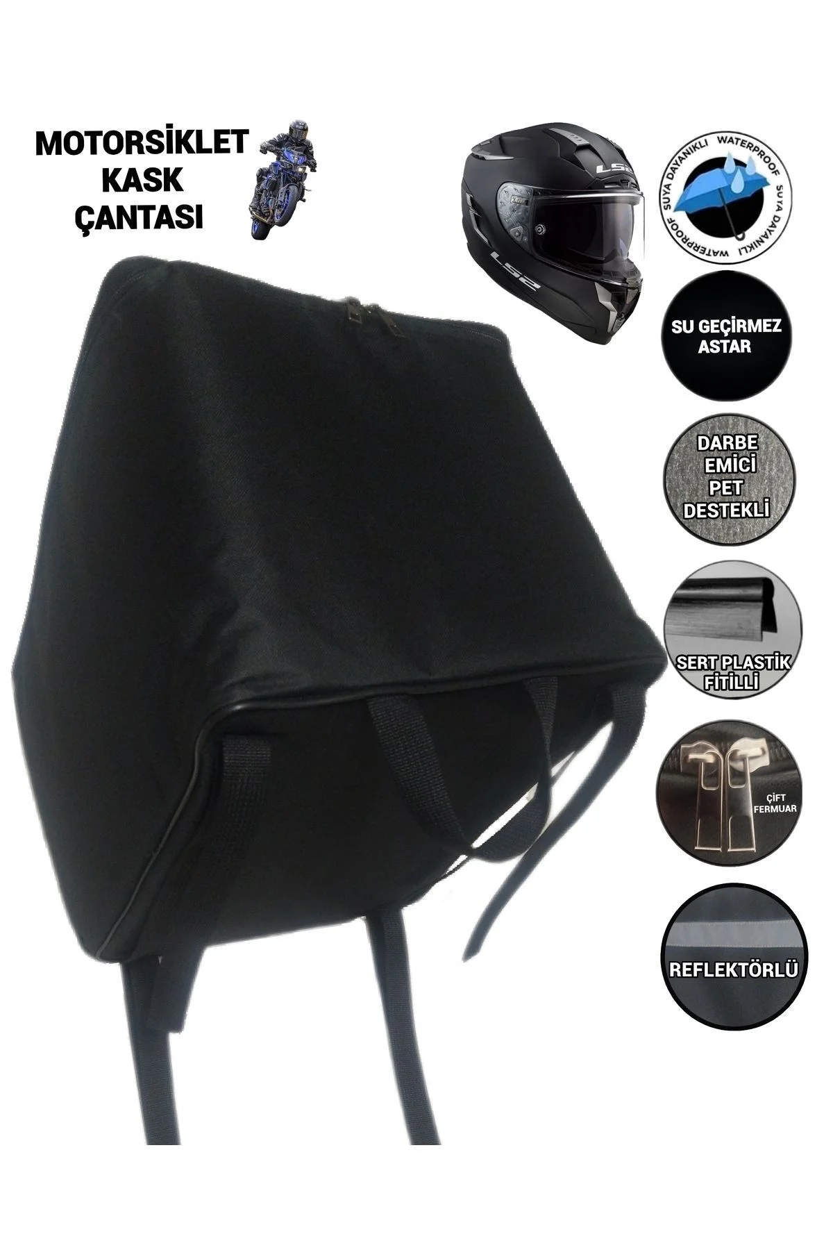 Motosiklet Kask Taşıma Çantası