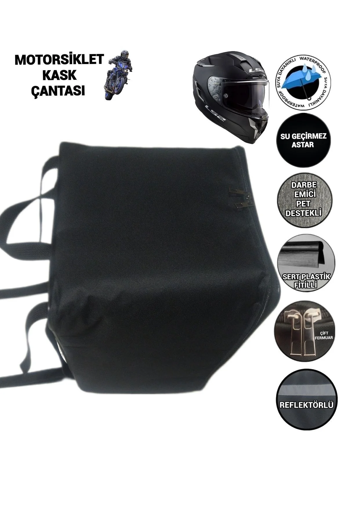 Motosiklet Kask Taşıma Çantası