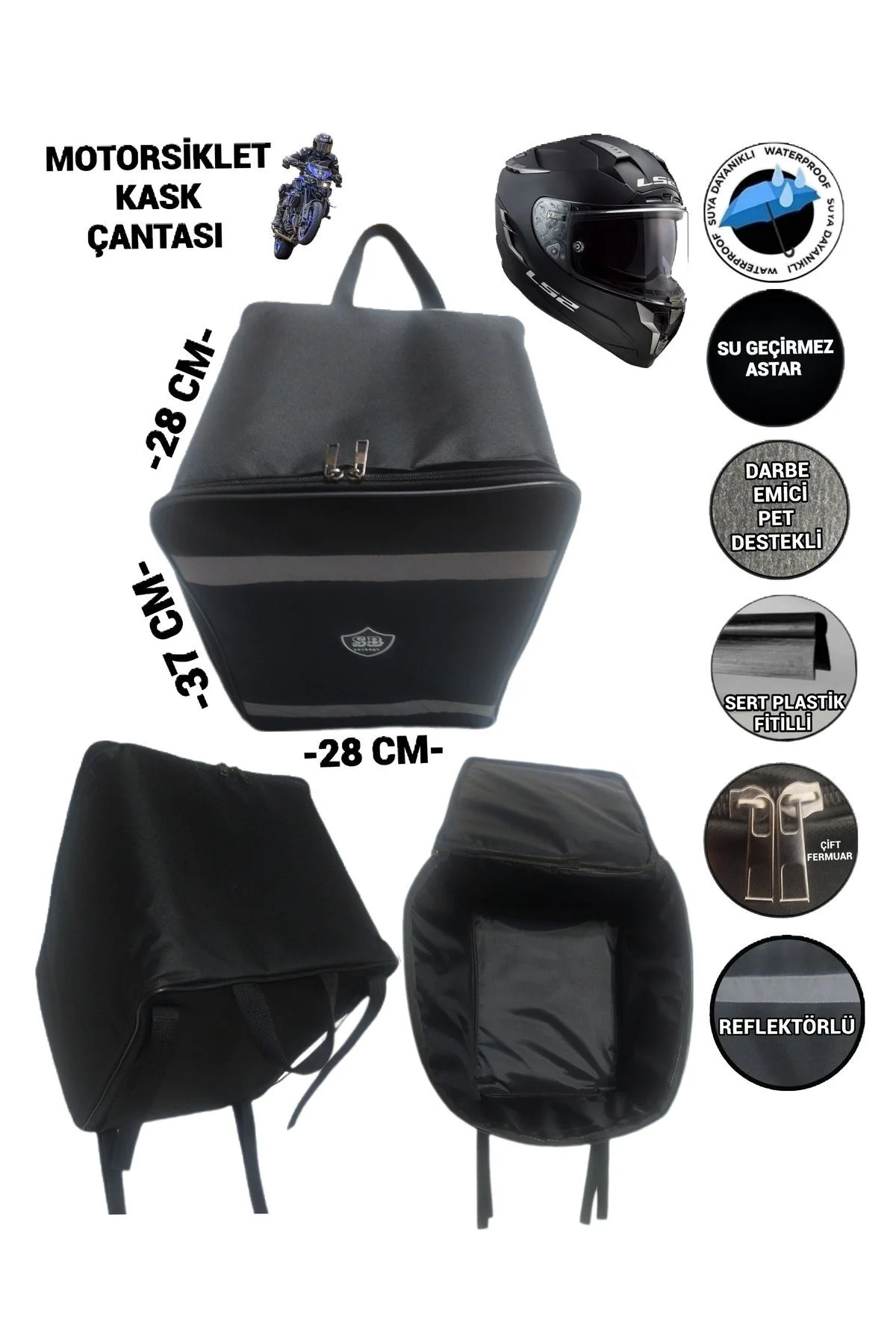 Motosiklet Kask Taşıma Çantası