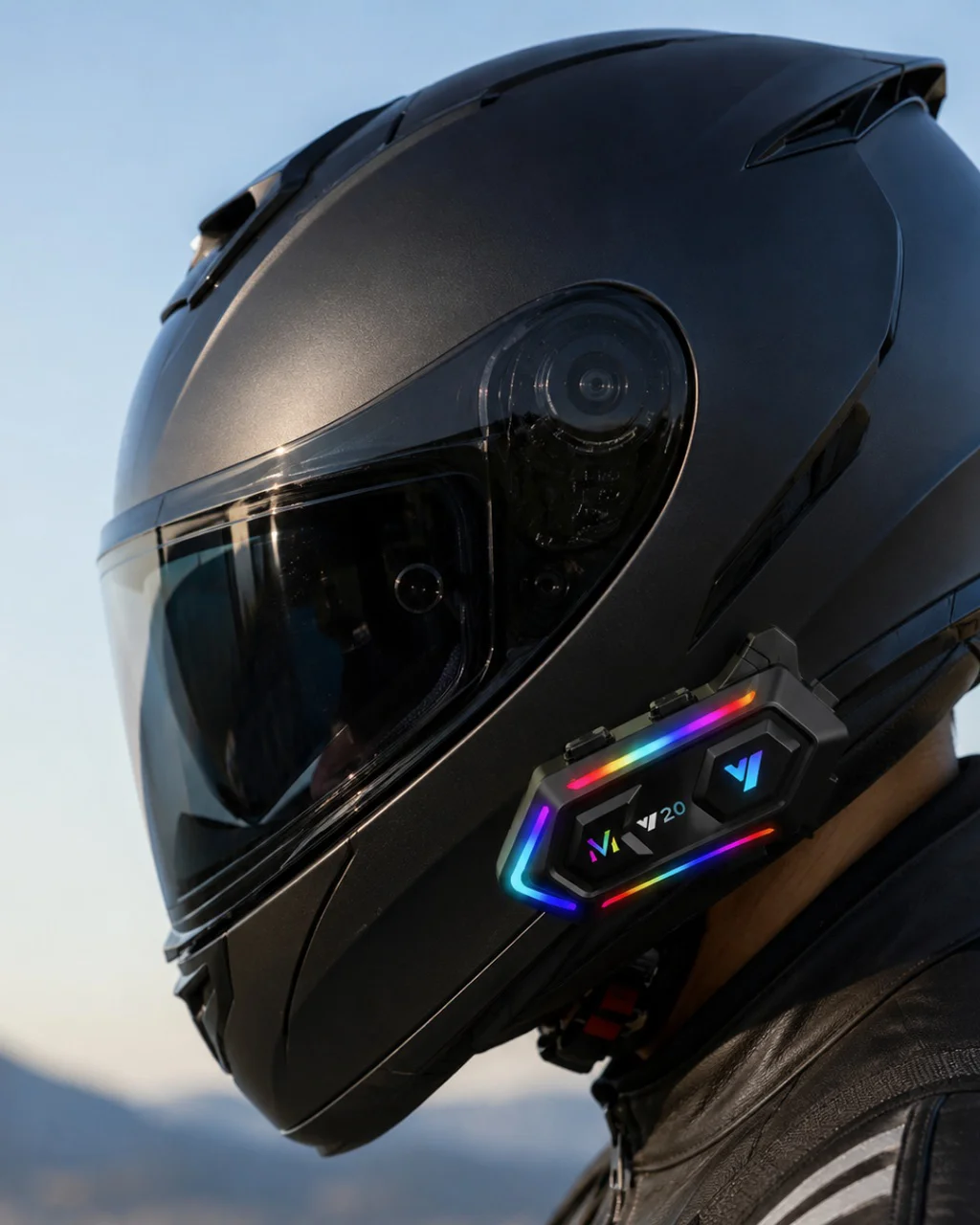 Motosiklet Kaskı İçin Bluetooth Intercom Kulaklık Uzun Pil Ömrü - Lisinya