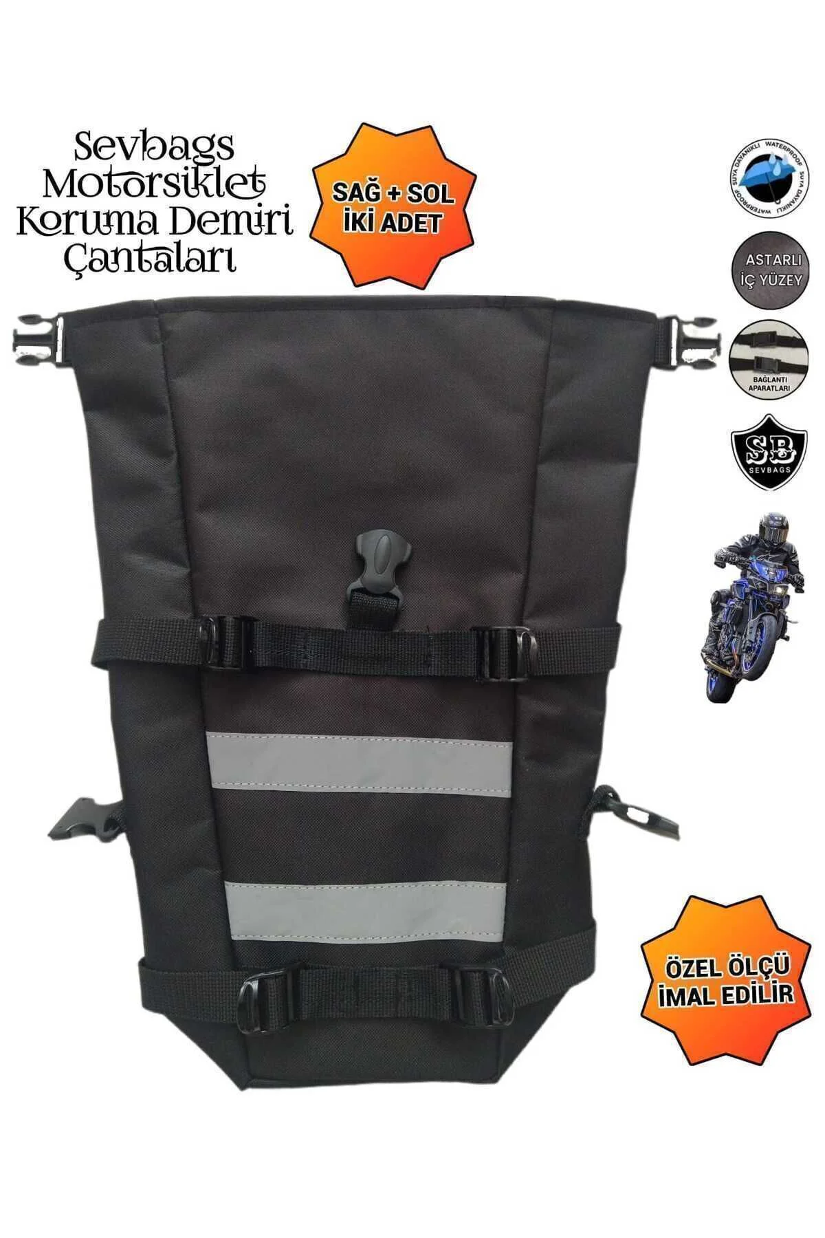 Motosiklet Koruma Demiri Çantası