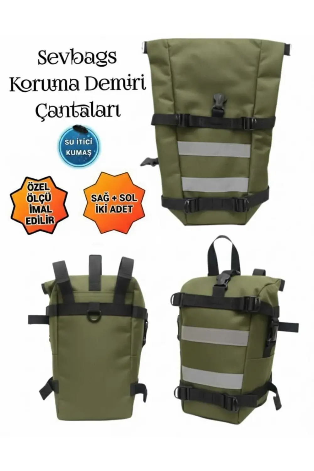 motosiklet koruma demiri avadanlıkları 600 denye haki