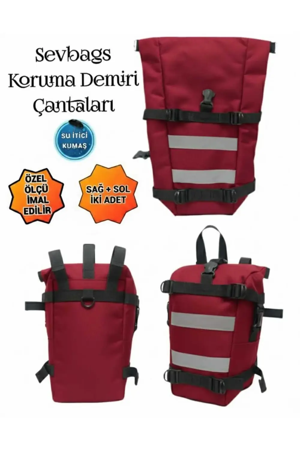 motosiklet koruma demiri avadanlıkları 600 denye kırmızı