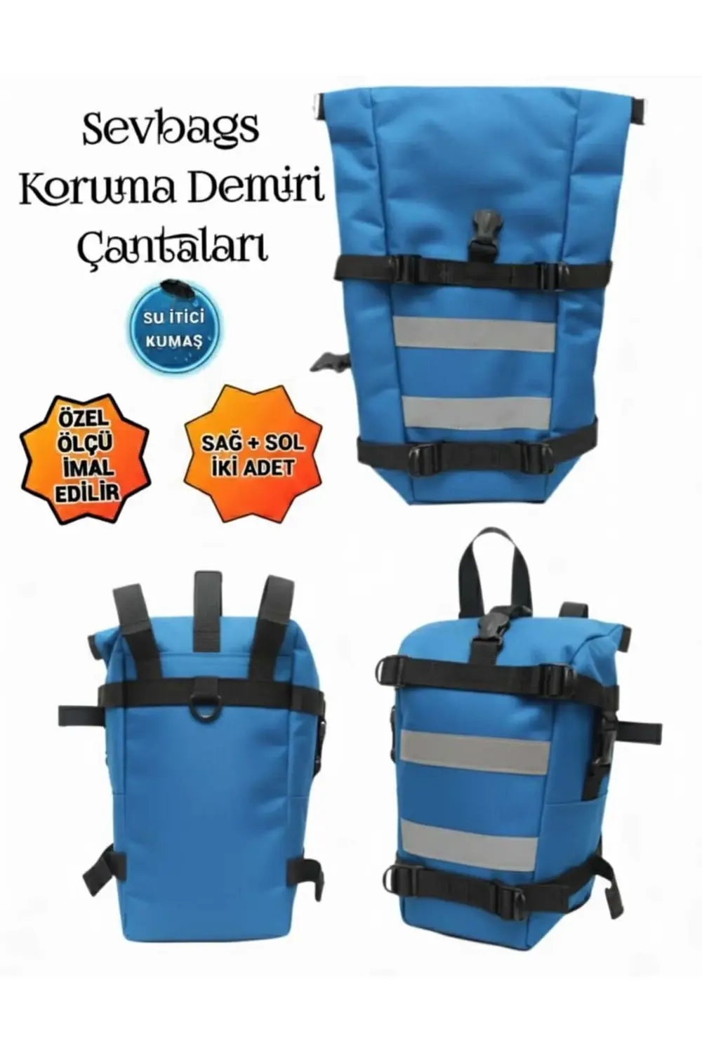 motosiklet koruma demiri avadanlıkları 600 denye mavi