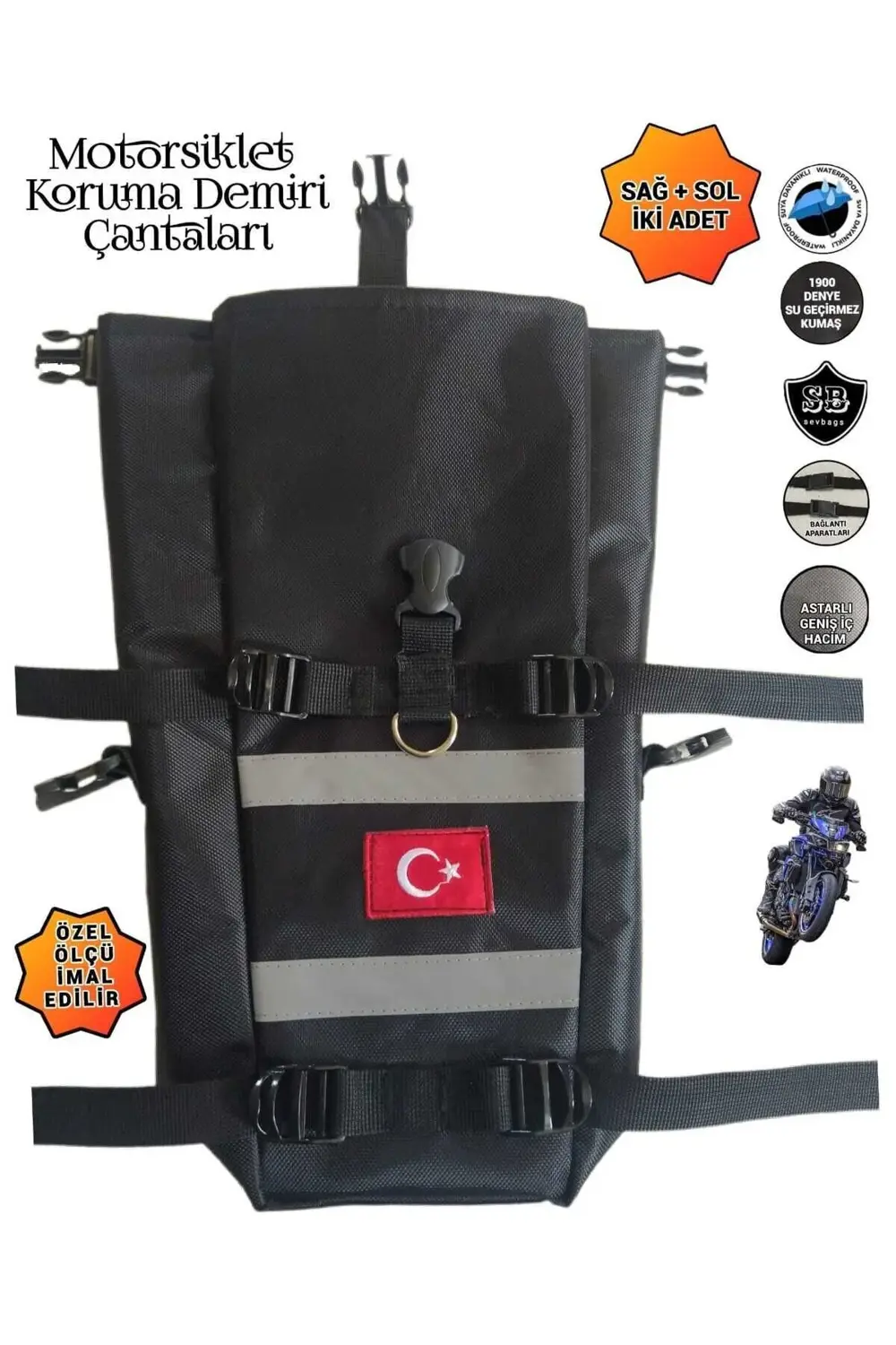 Motosiklet Koruma Demiri Çantaları 1900
