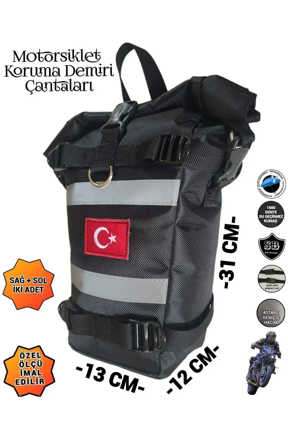 Motosiklet Koruma Demiri Çantaları 1900