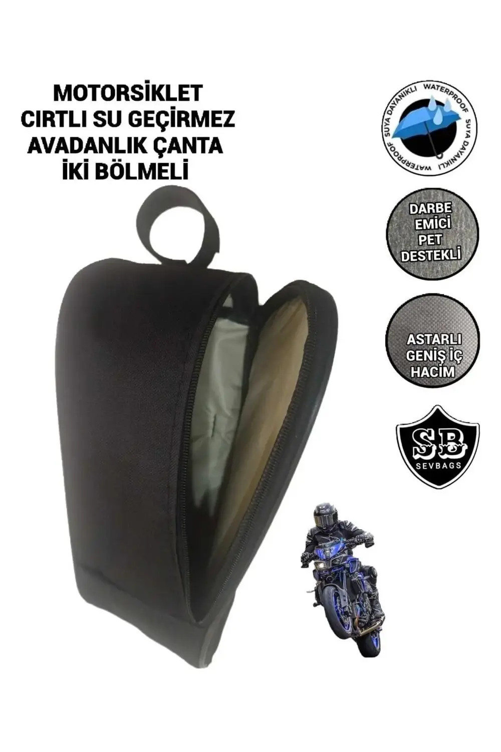 Motosiklet Koruma Demiri Çantaları Yan Avadanlık Reflektörlü 32 C