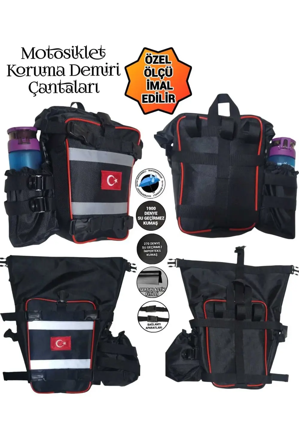 MOTOSİKLET KORUMA DEMİRİ ÇANTALARI