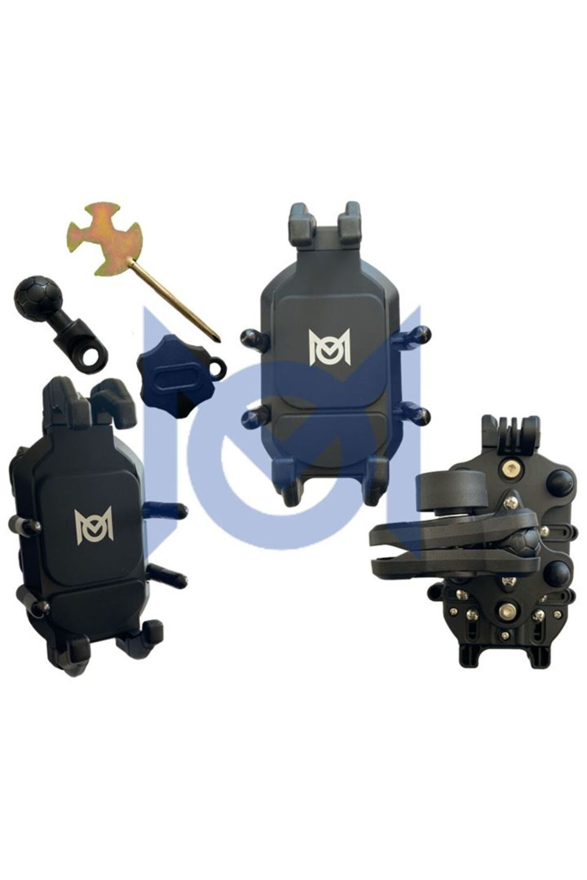 Motosiklet Scooter Ayna Bağlantılı Telefon Tutucu (Titreşim Modül