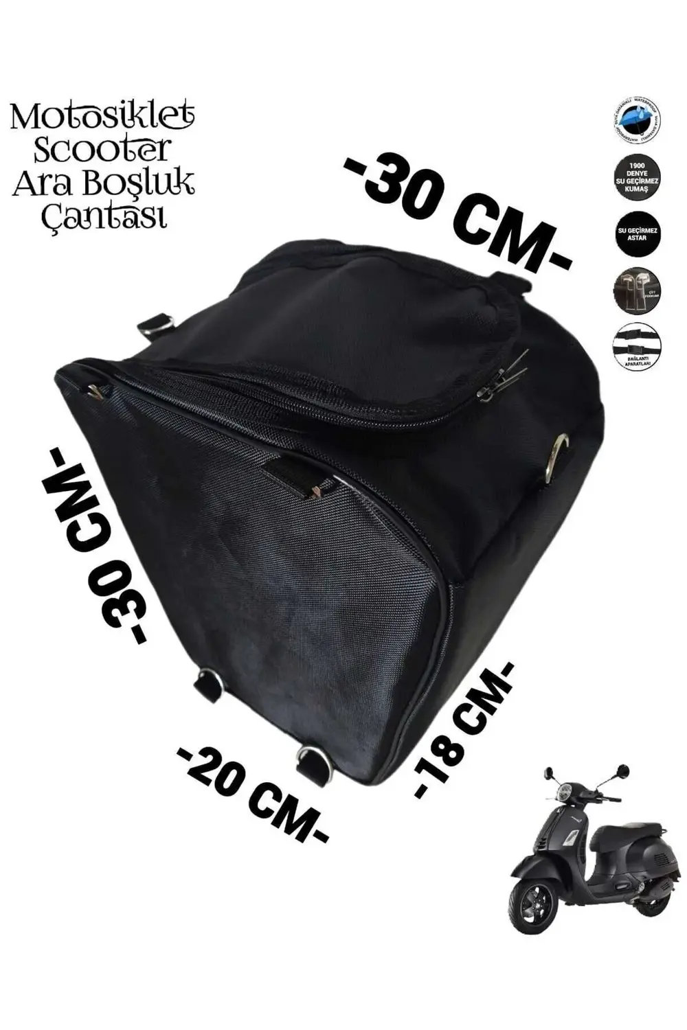 MOTOSİKLET SCOOTER ARA BOŞLUK ÇANTASI
